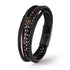 rotes tiger auge lederarmband herren uniqal